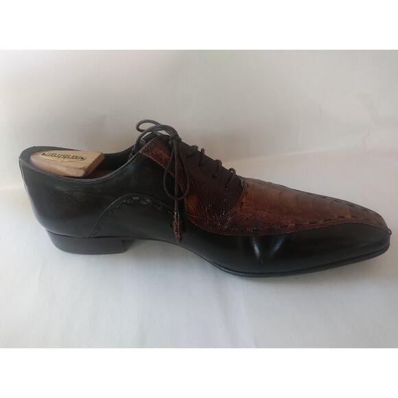 Mezlan genuine ostrich men dress shoes made in Spain size 11.5 M main image 5